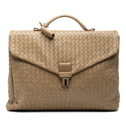 Bottega Veneta Nappa Intrecciato Business Bag