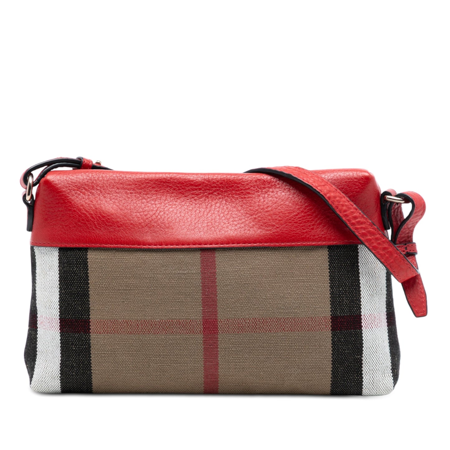 Burberry Small Mega Check Canvas Farley Crossbody