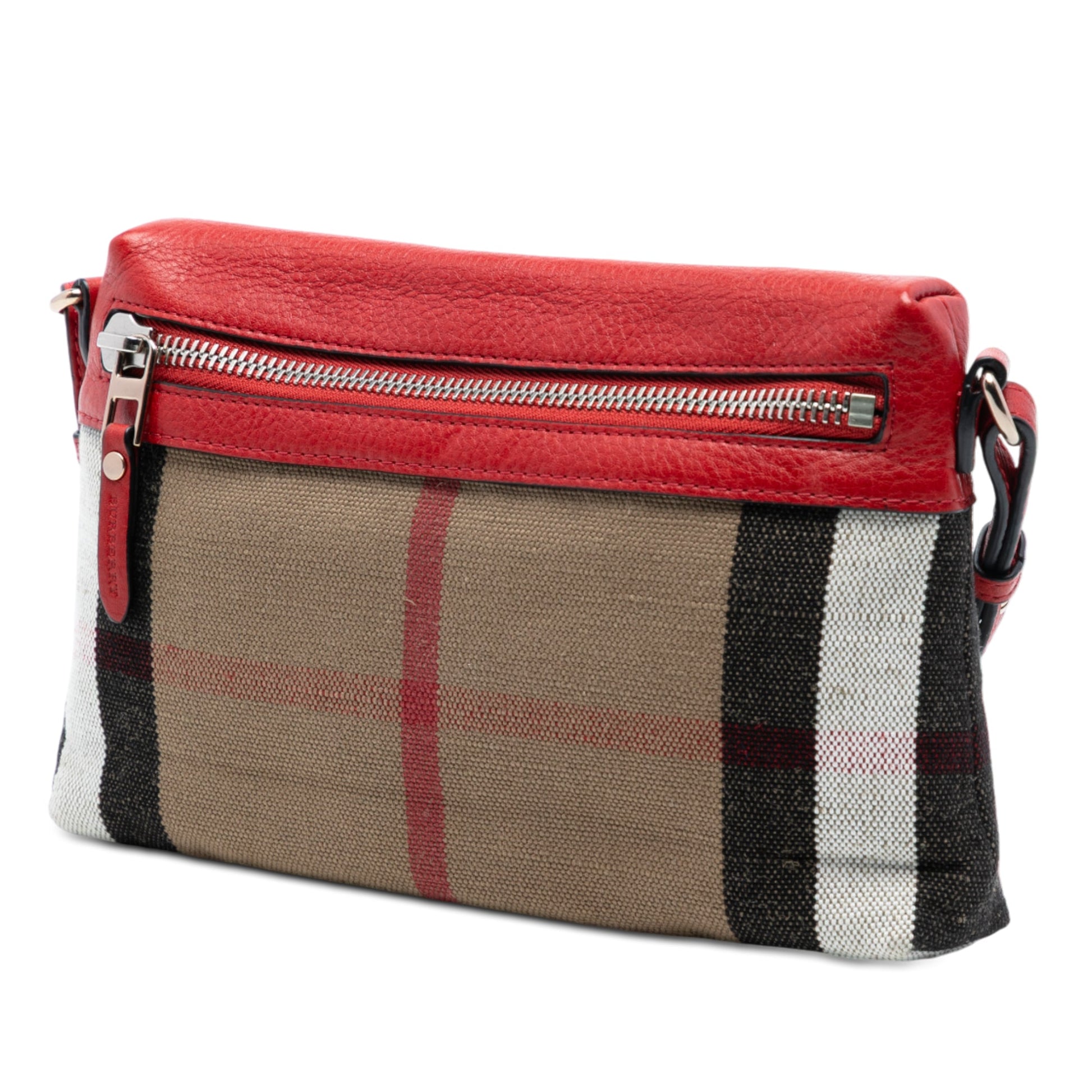 Burberry Small Mega Check Canvas Farley Crossbody