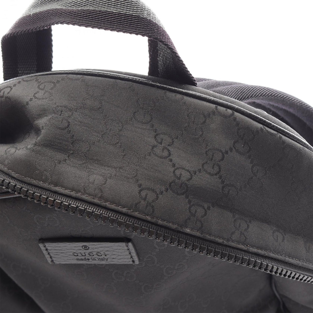 Gucci GG Nylon Backpack — Black