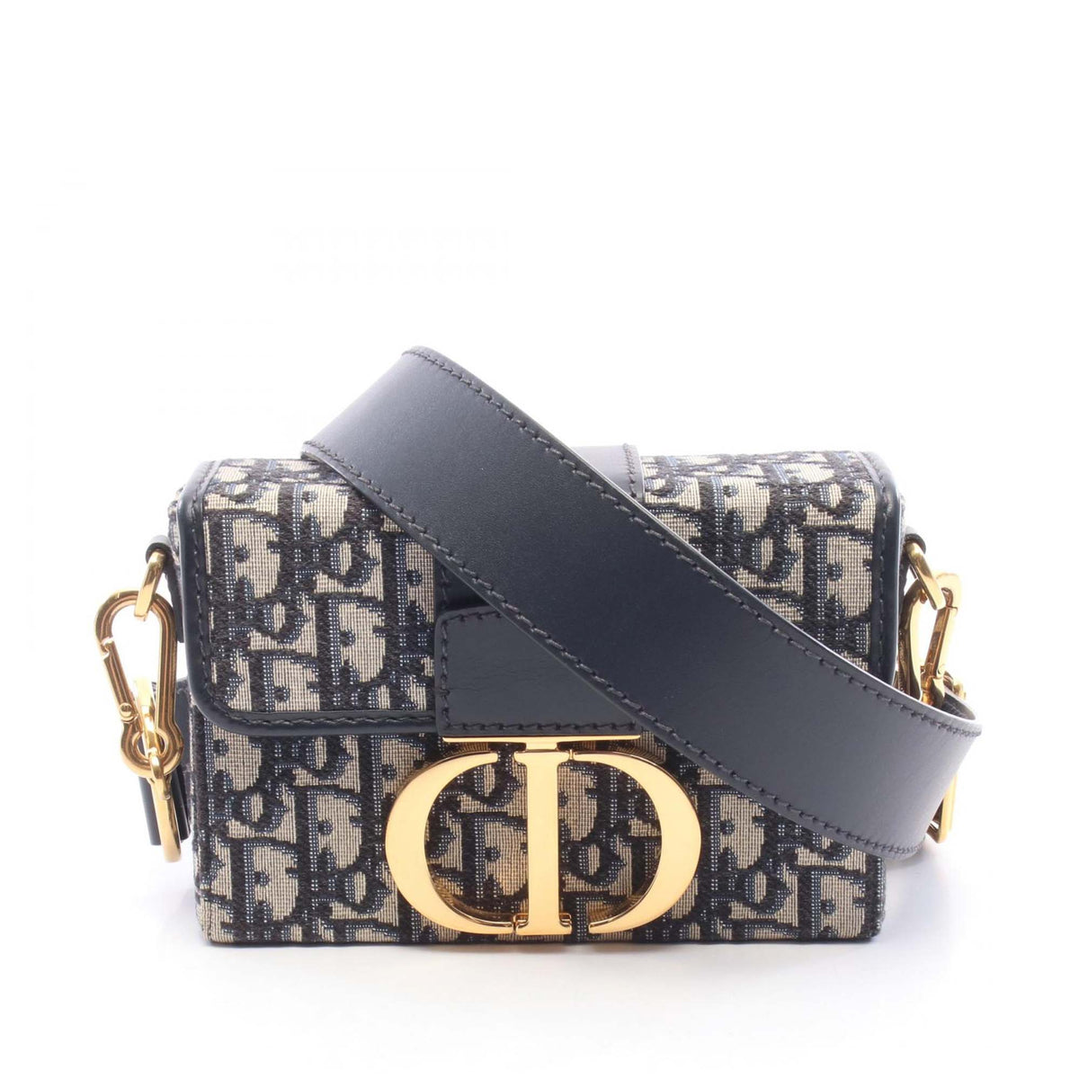 Dior Oblique 30 Montaigne Box Bag — Blue