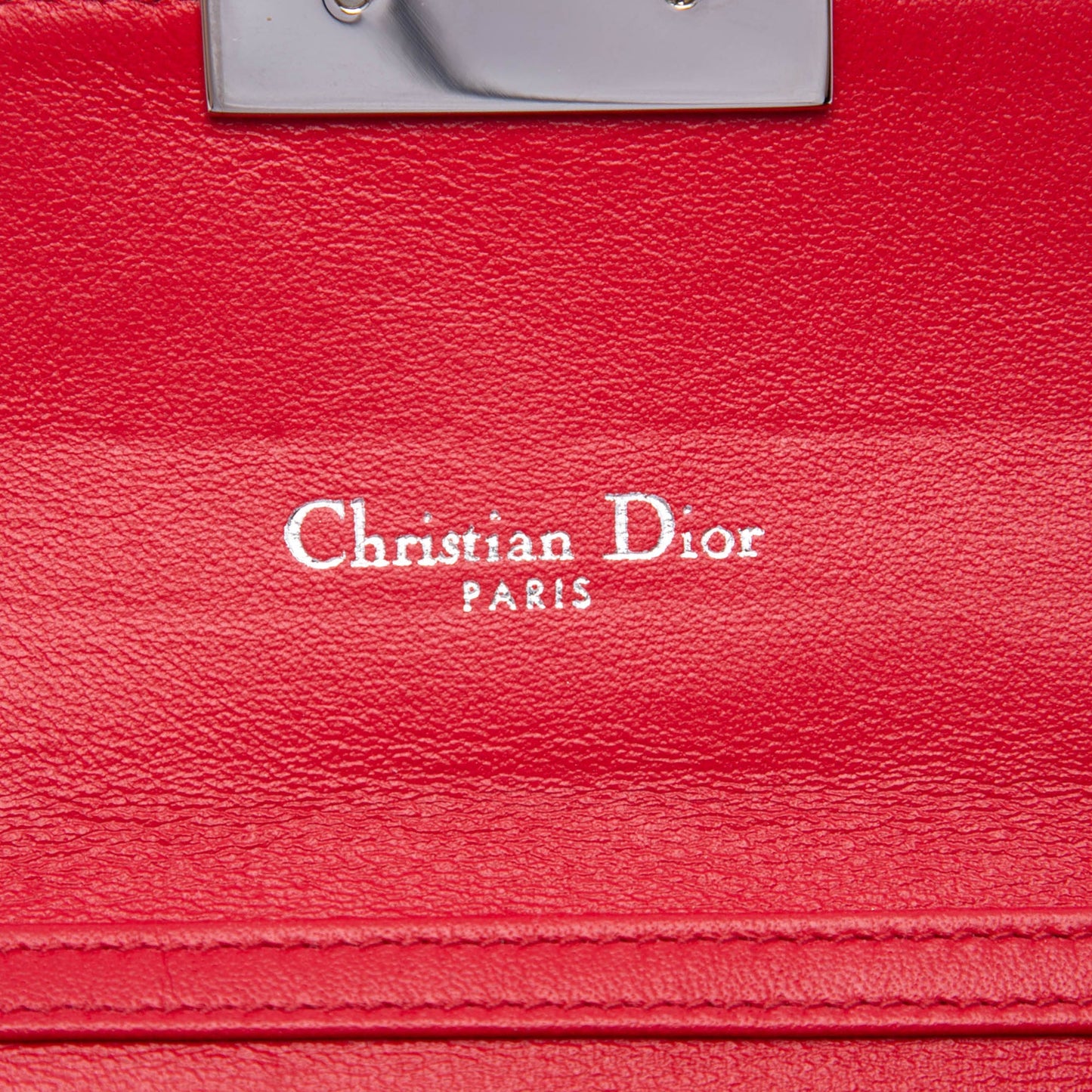 Dior Patent Cannage Miss Dior Wallet on Chain