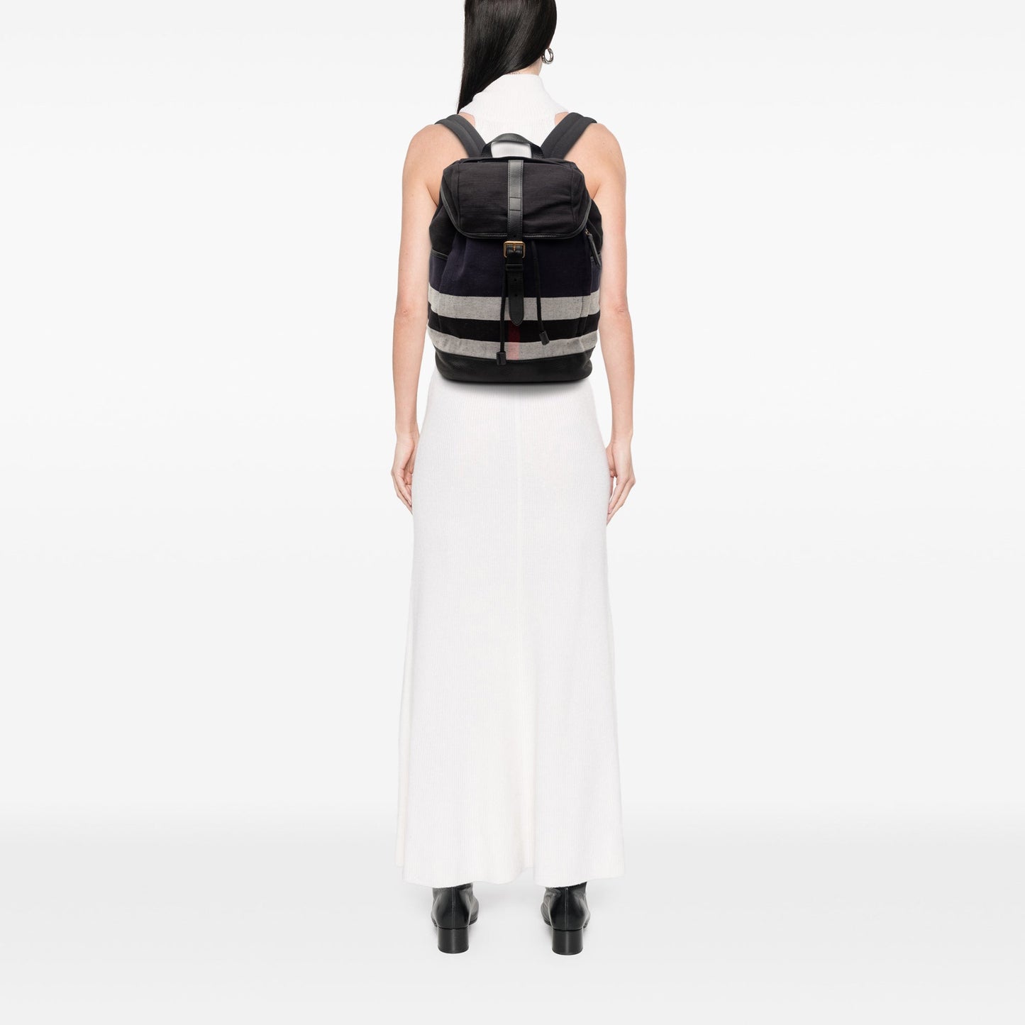 Burberry Mega Check Canvas Drifton Backpack