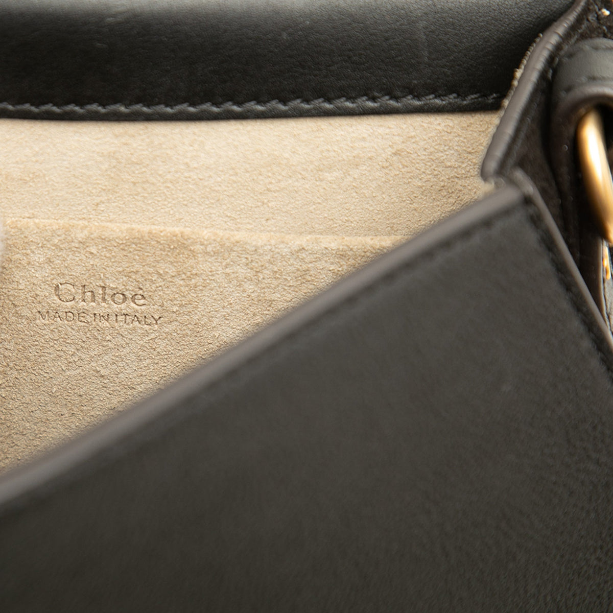 Chloé Small Leather Nile Bracelet Satchel — Black
