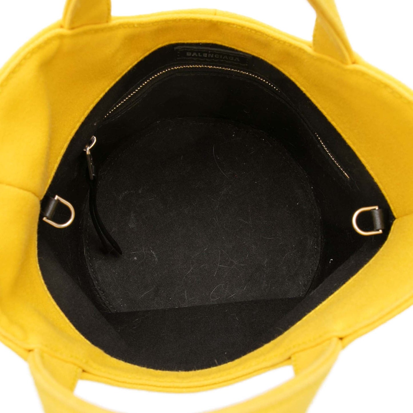 Balenciaga Canvas Wave Bucket Bag XS