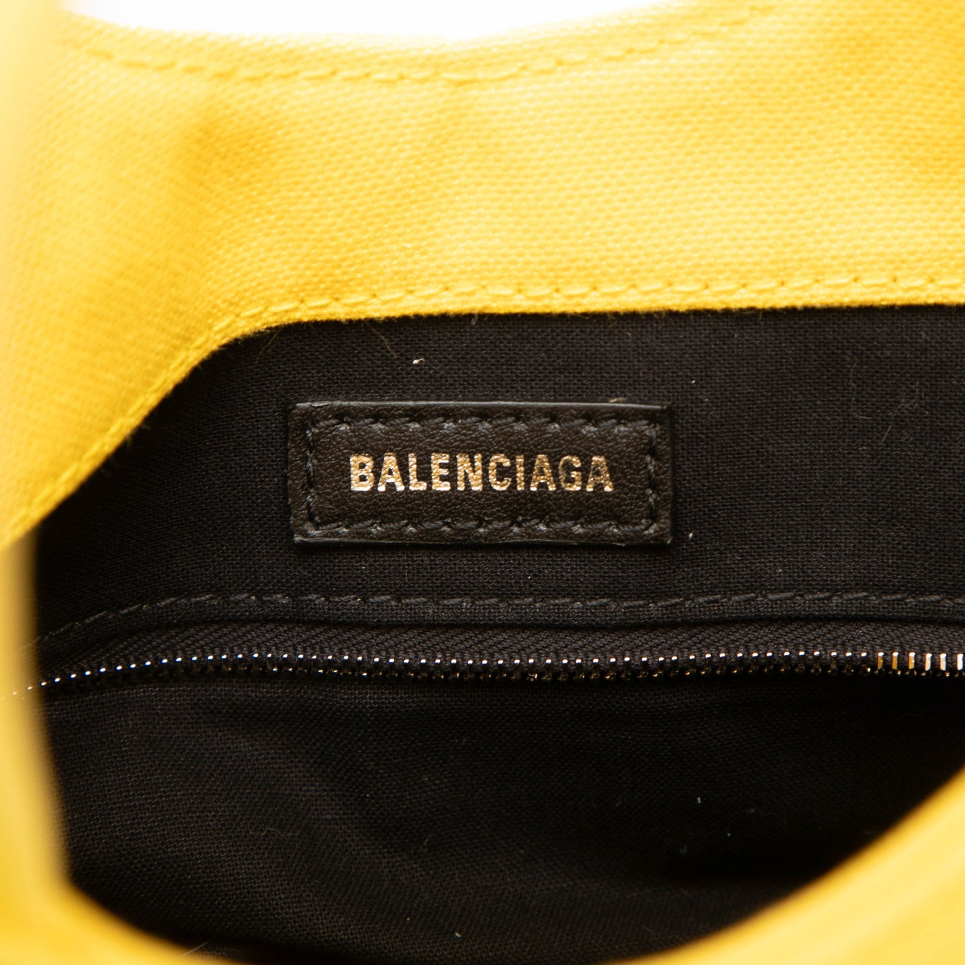 Balenciaga Canvas Wave Bucket Bag XS