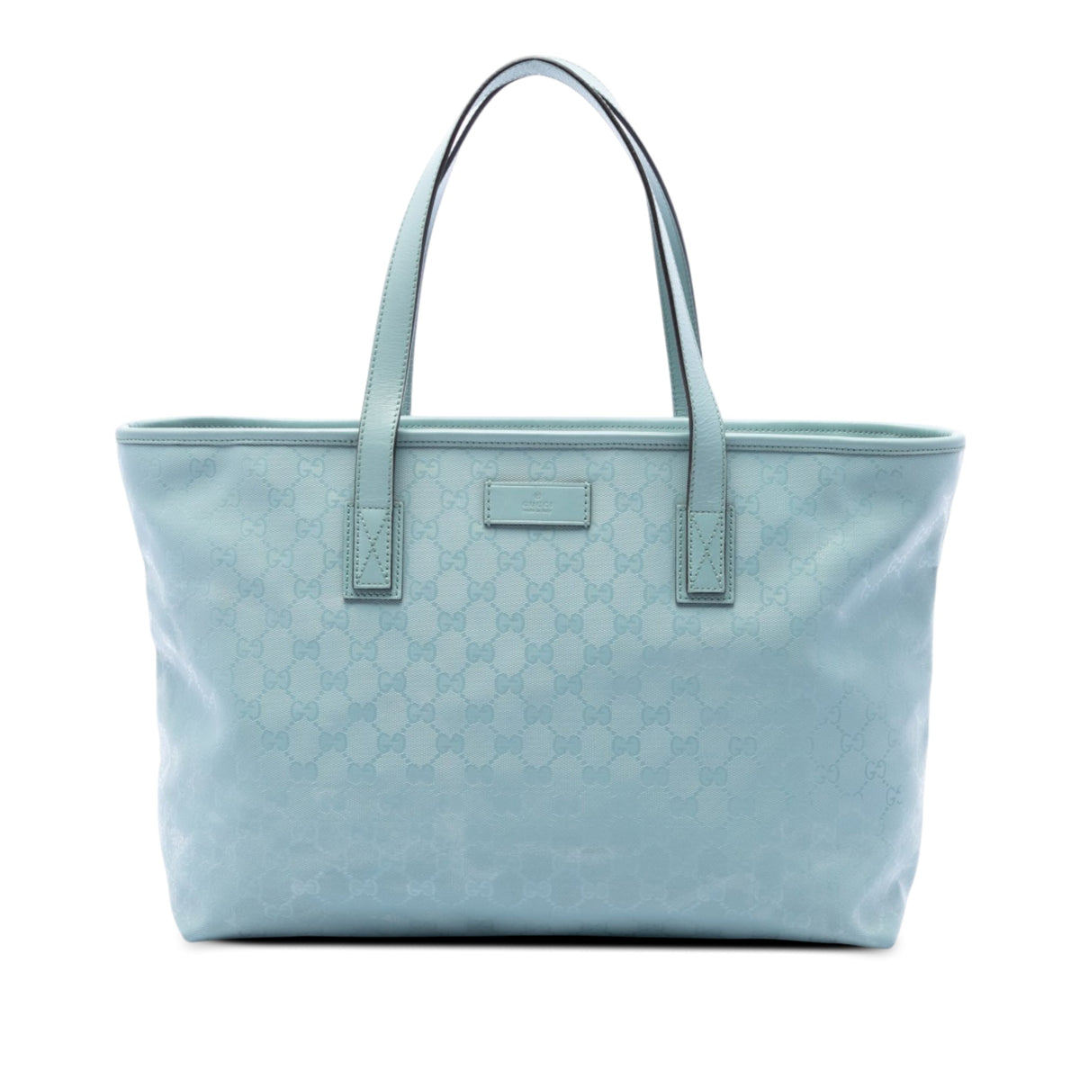 Gucci Medium GG Imprime Tote — Blue
