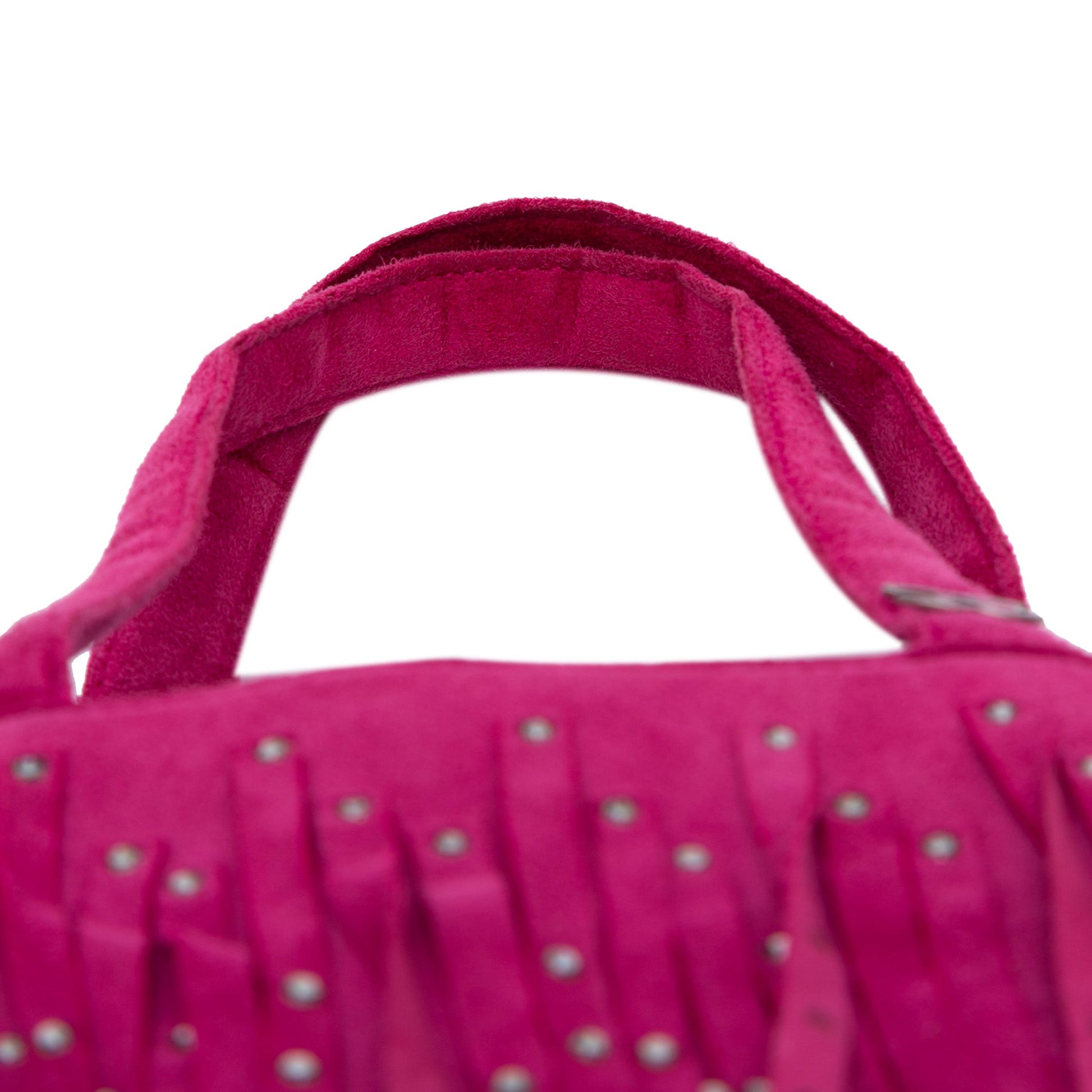 Chanel Mini Suede Studded Fringe Tote