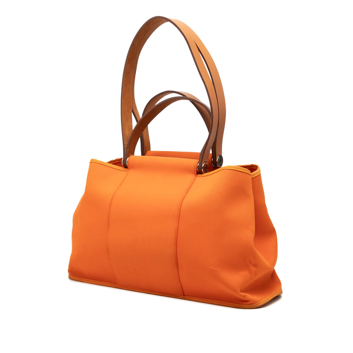 Hermès Toile Cabag Elan PM — Orange