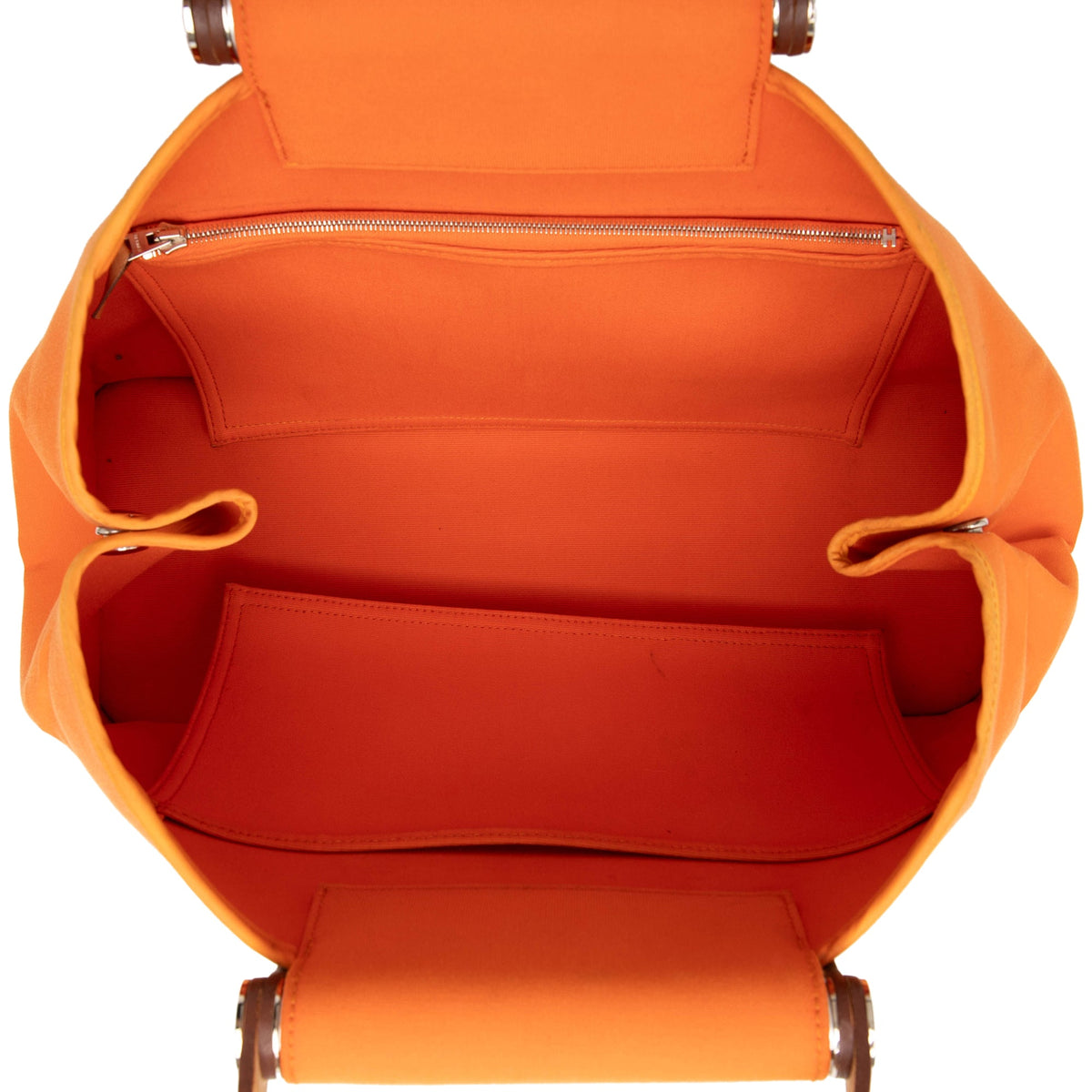 Hermès Toile Cabag Elan PM — Orange