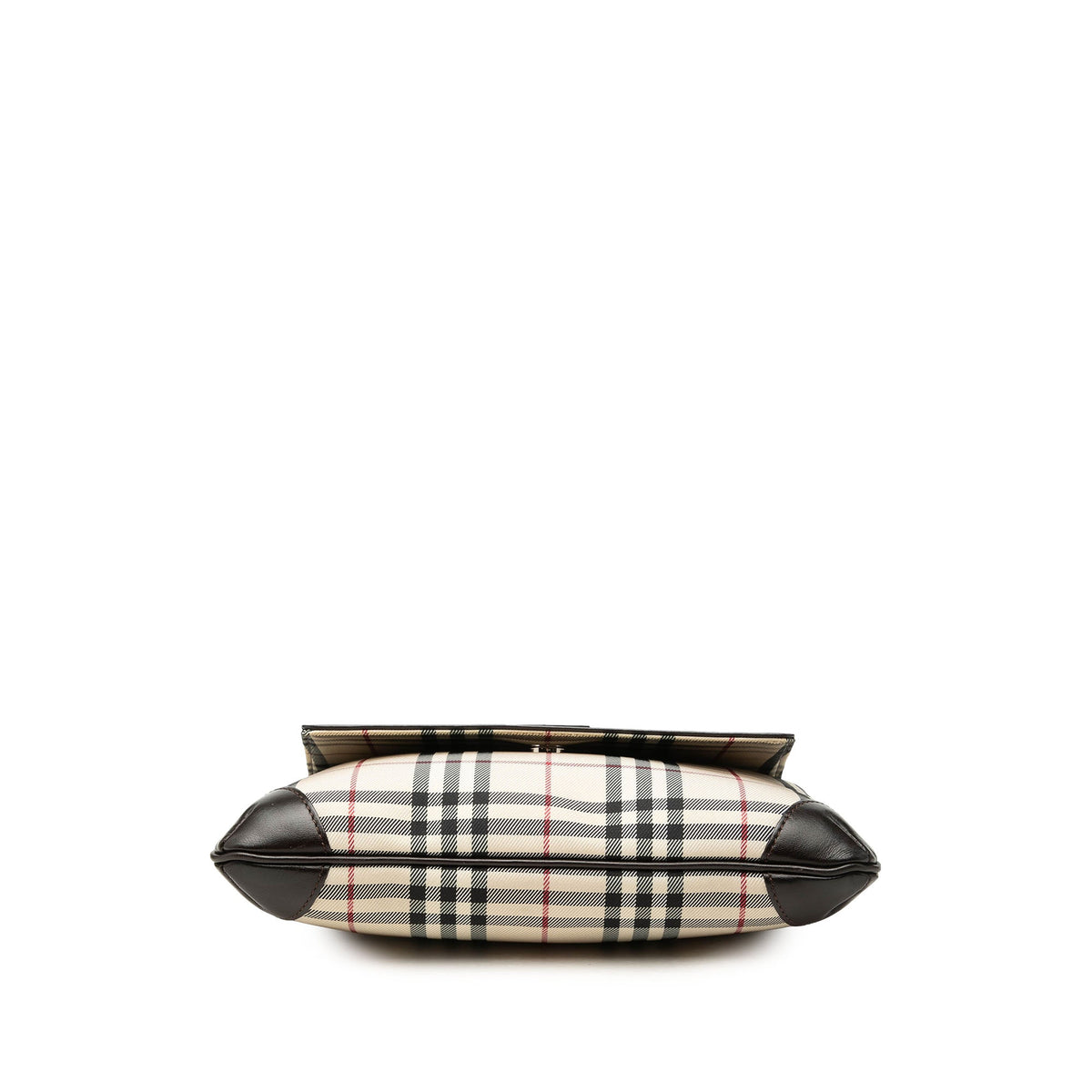 Burberry House Check Canvas Flap Crossbody