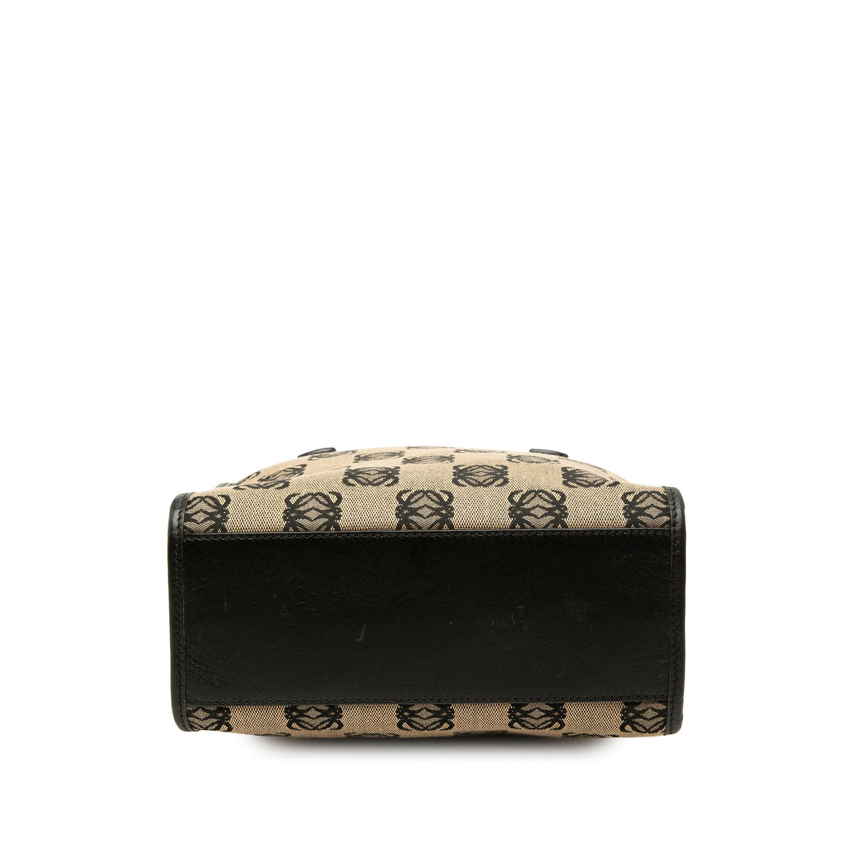LOEWE Anagram Canvas Handbag — Beige