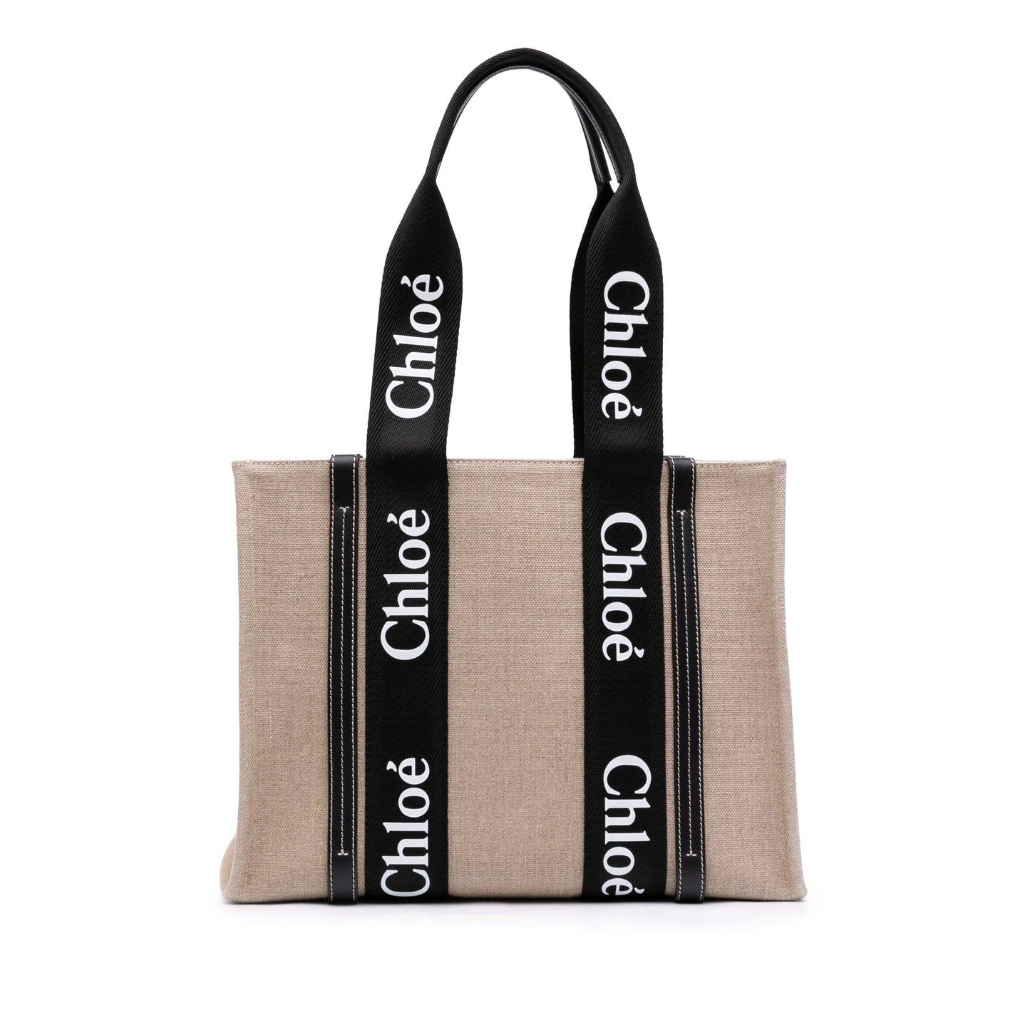 Chloé Medium Canvas Woody Tote