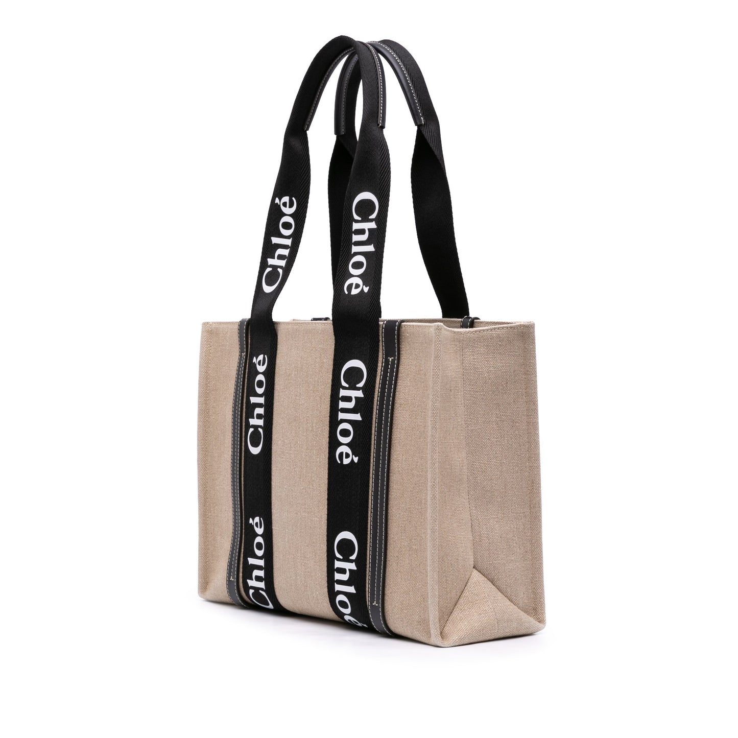 Chloé Medium Canvas Woody Tote