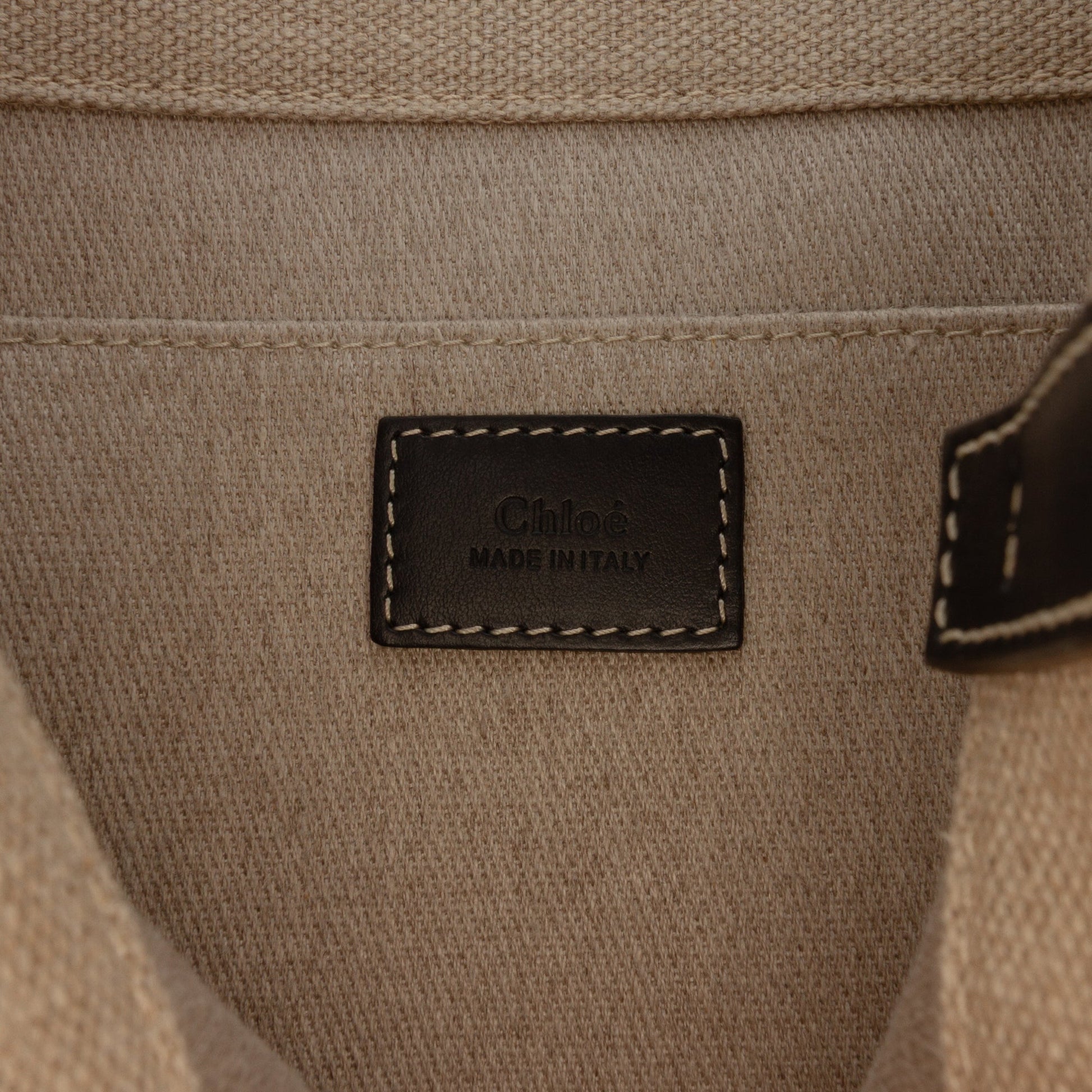 Chloé Medium Canvas Woody Tote