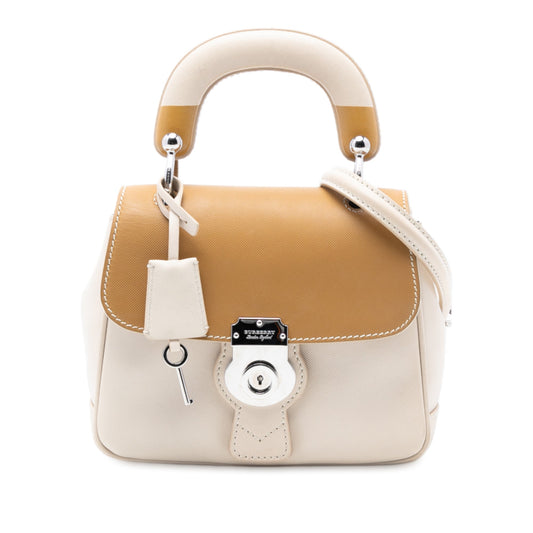 Burberry Small Grained Calfskin DK88 Top Handle Bag
