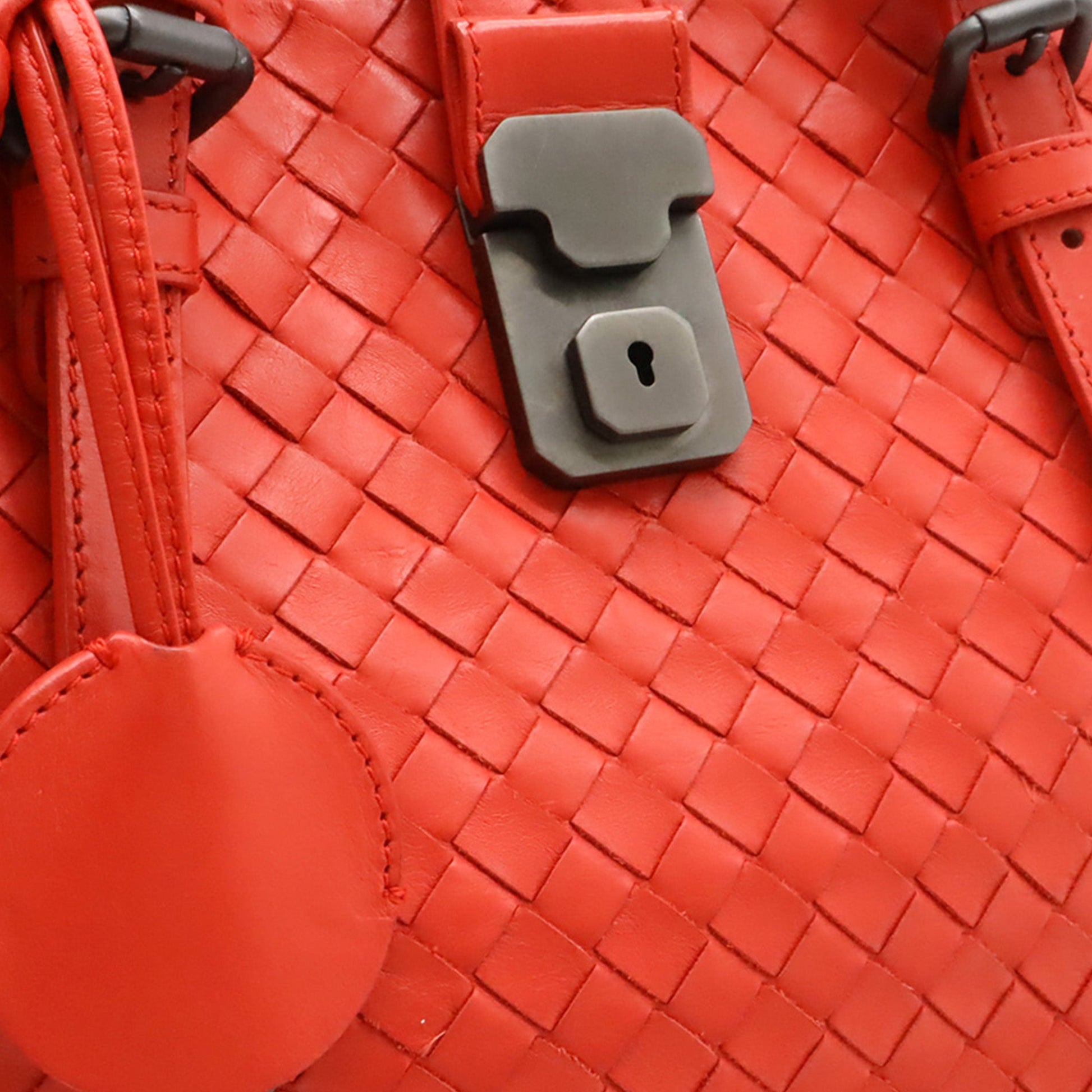 Bottega Veneta Small Nappa Intrecciato Roma Satchel