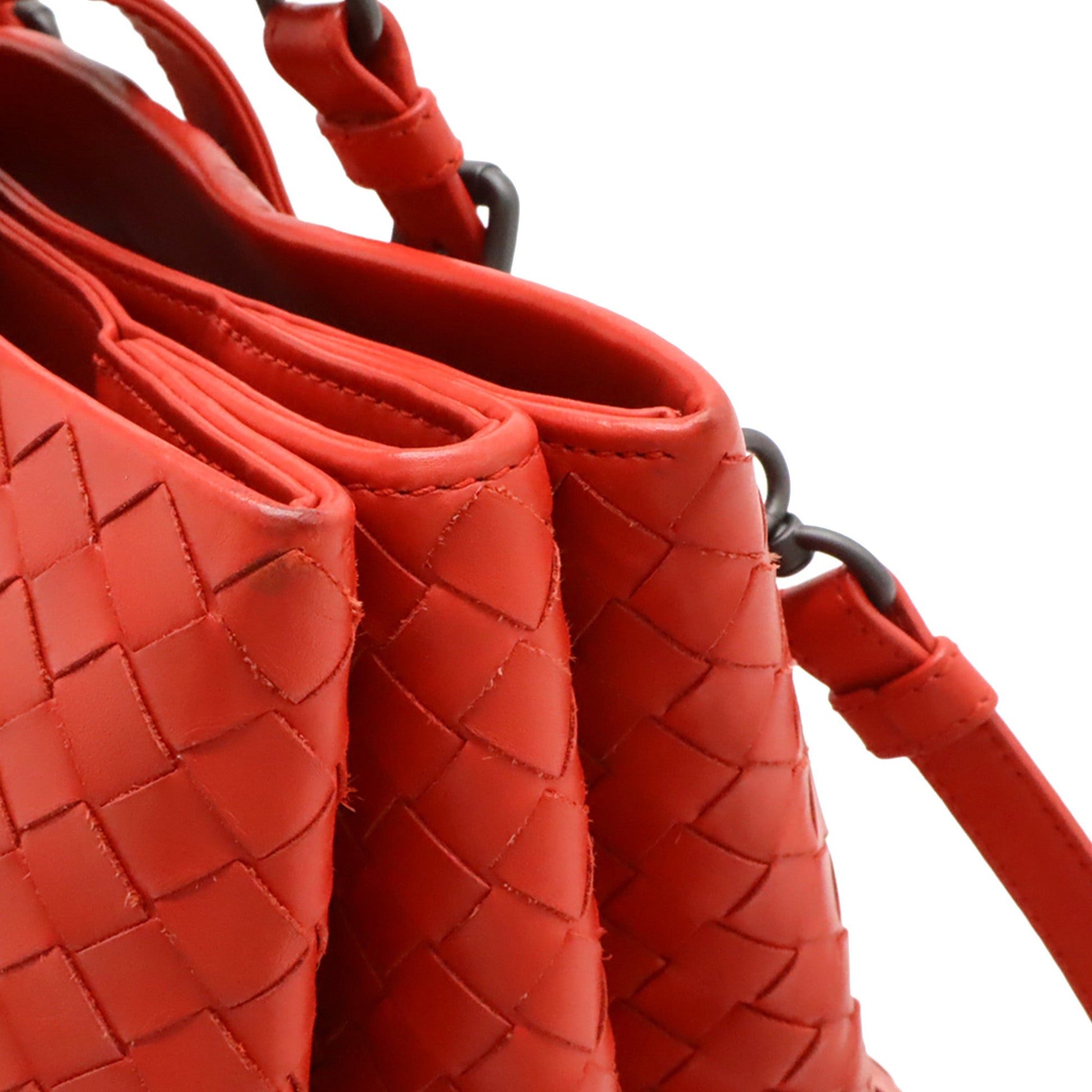 Bottega Veneta Small Nappa Intrecciato Roma Satchel