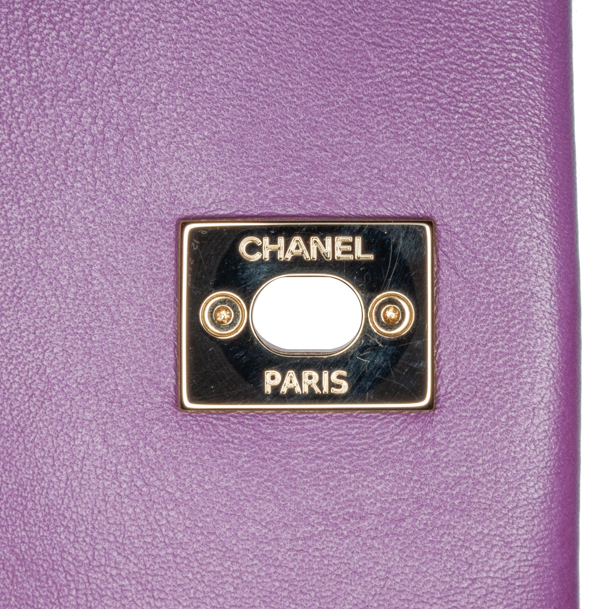 Chanel Mini Lambskin Triple Chain Full Flap
