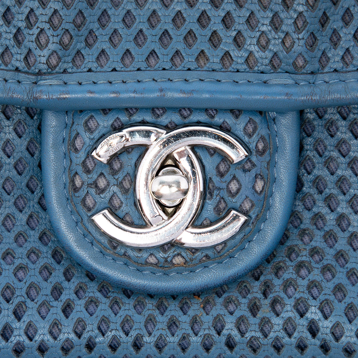 Chanel Medium Perforated Calfskin Up In The Air Flap