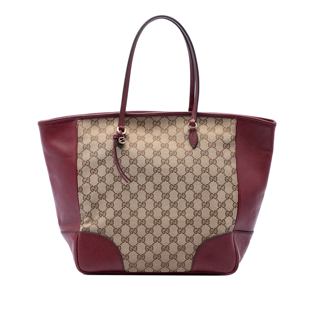 Gucci GG Canvas and Calfskin Bree Tote