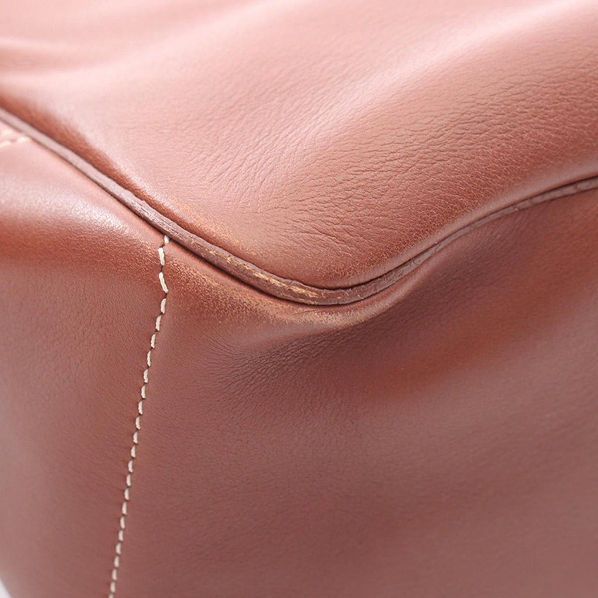 Celine Boogie Leather Handbag — Brown