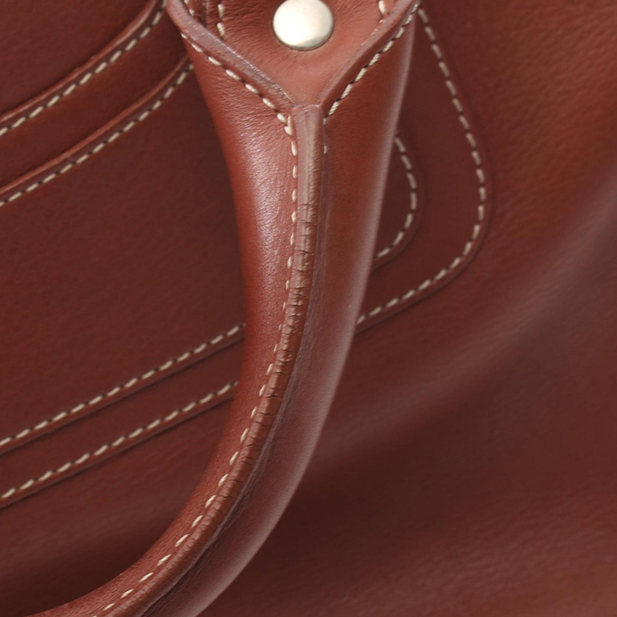 Celine Boogie Leather Handbag — Brown