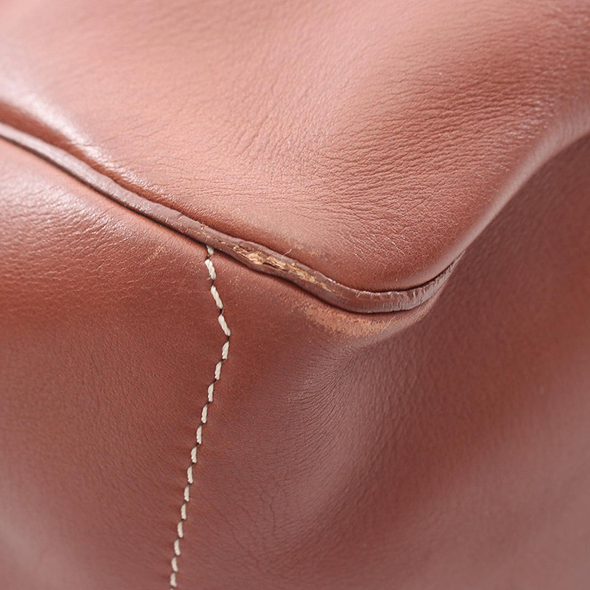 Celine Boogie Leather Handbag — Brown