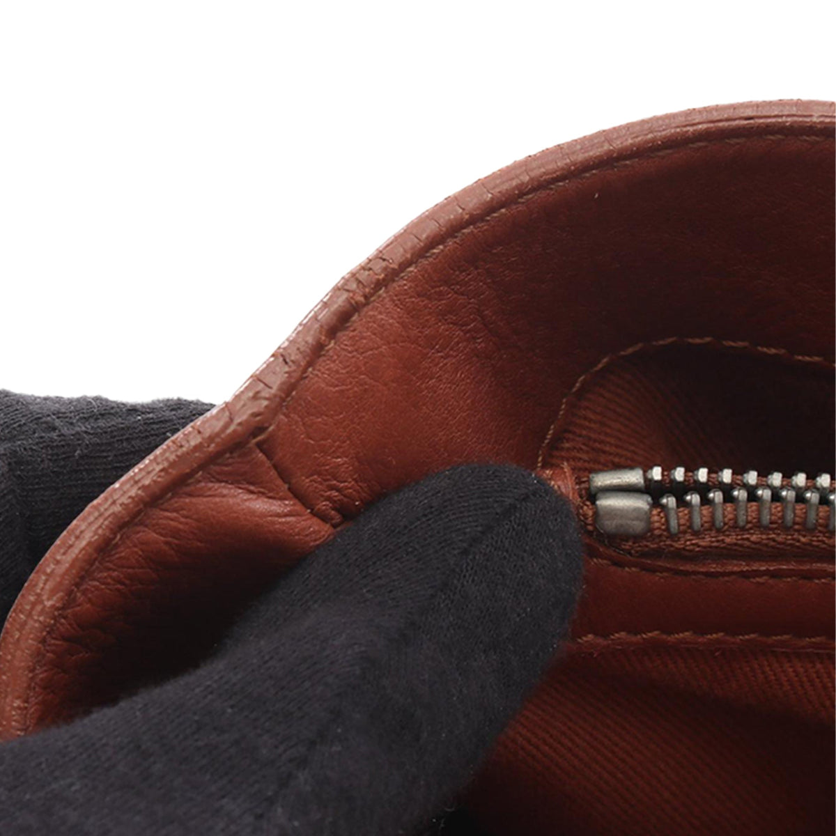 Celine Boogie Leather Handbag — Brown