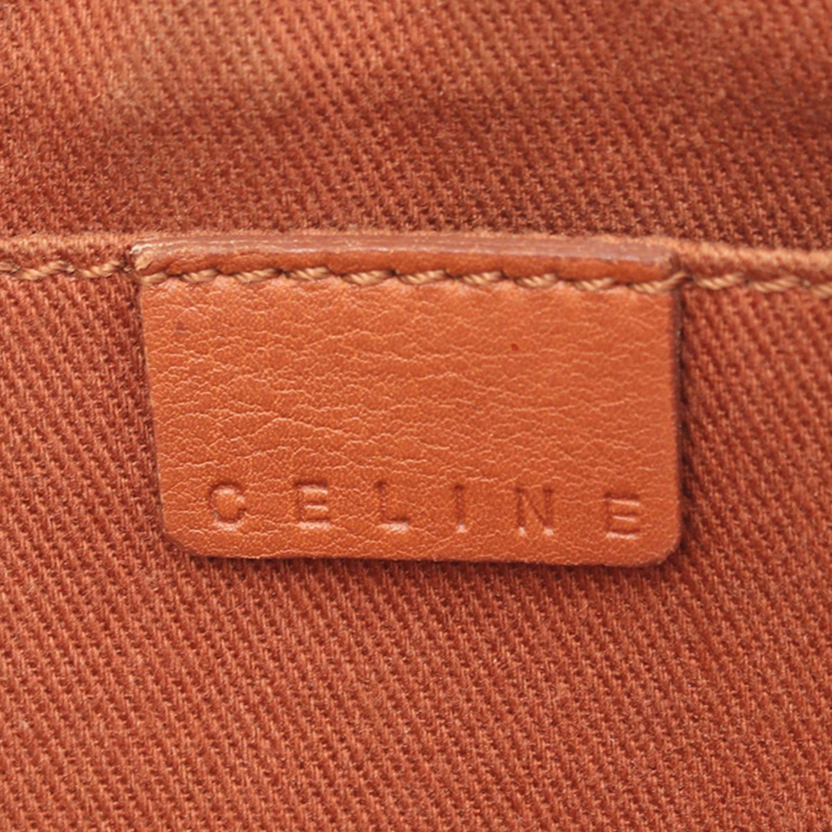 Celine Boogie Leather Handbag — Brown