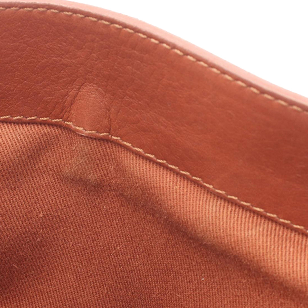 Celine Boogie Leather Handbag — Brown