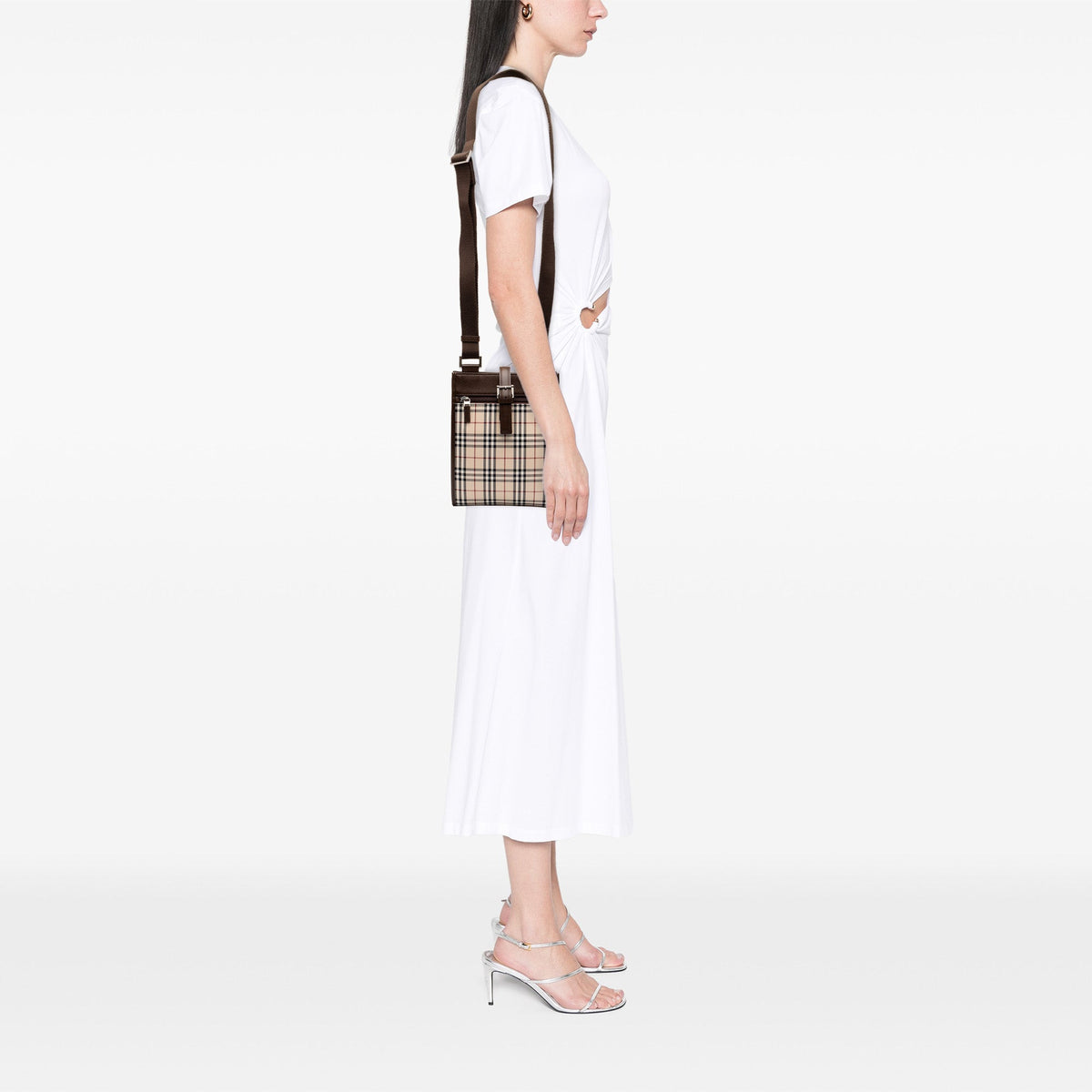 Burberry House Check Canvas Crossbody