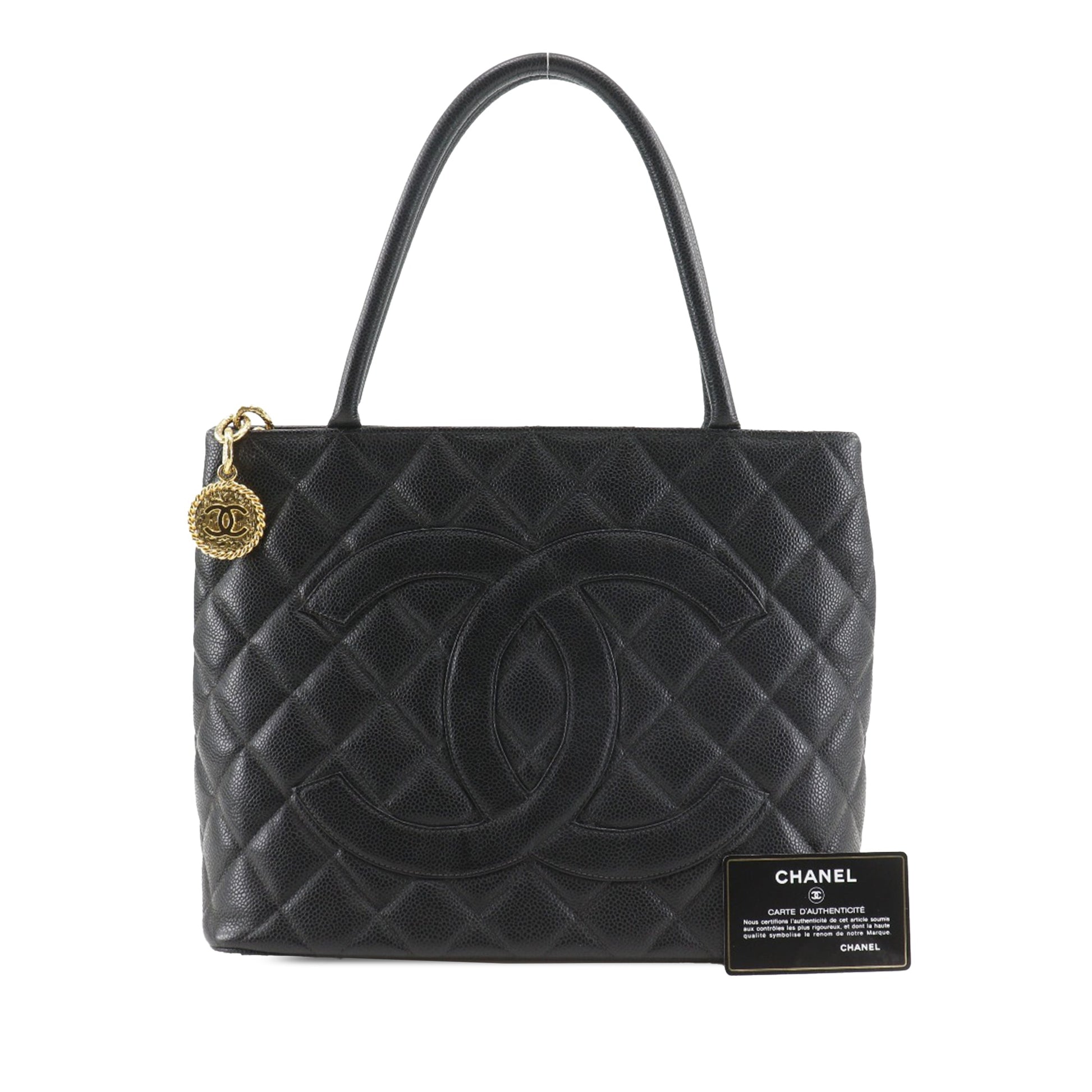 Chanel Caviar Medallion Tote
