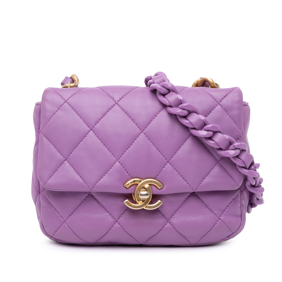 Chanel Mini Quilted Lambskin Candy Chain Flap