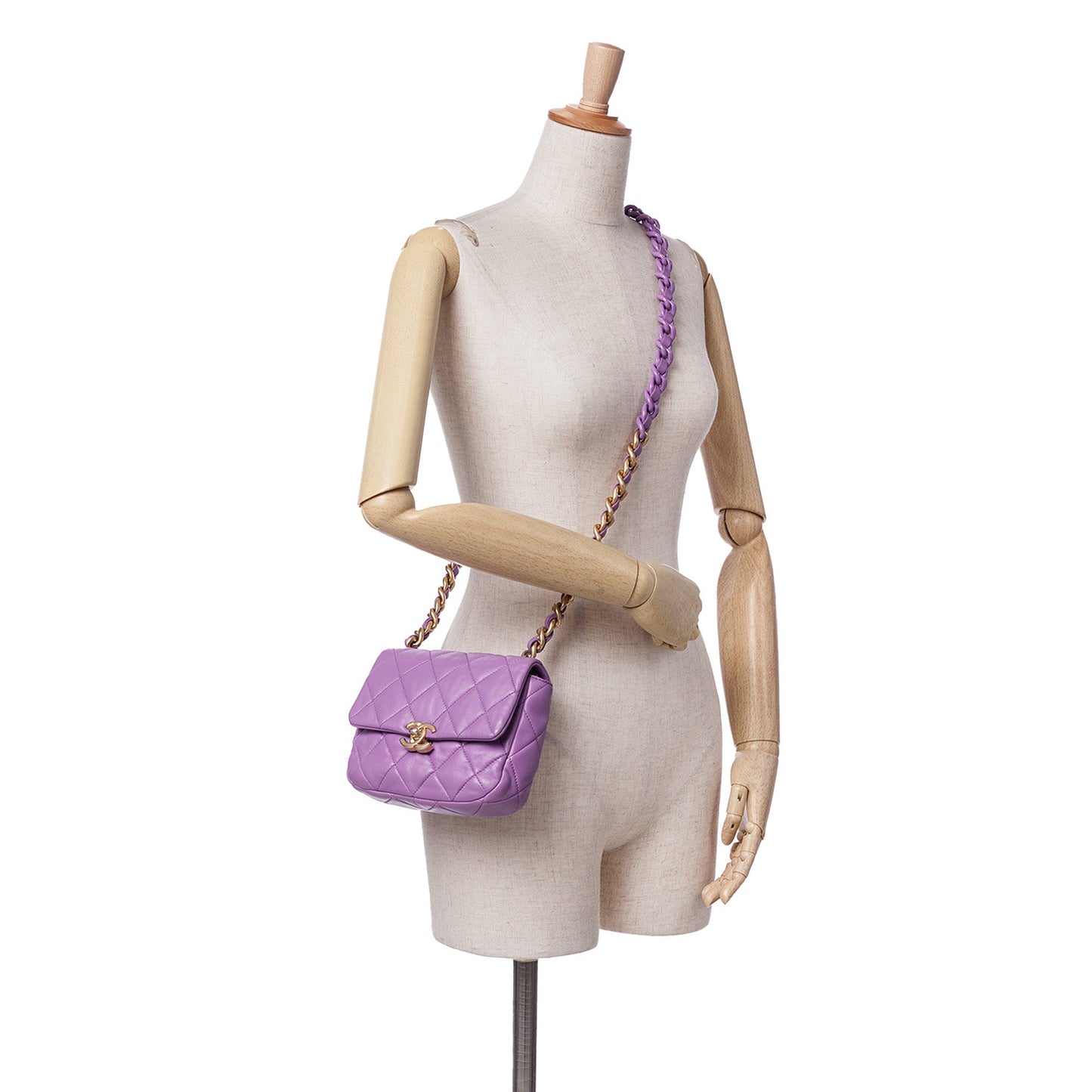 Chanel Mini Quilted Lambskin Candy Chain Flap