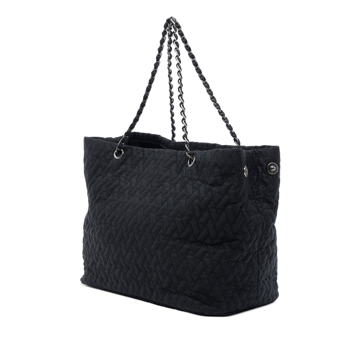 Prada Impuntu Tessuto Chain Tote