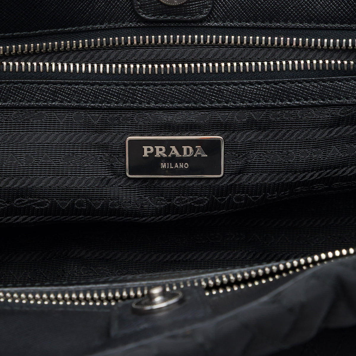 Prada Impuntu Tessuto Chain Tote