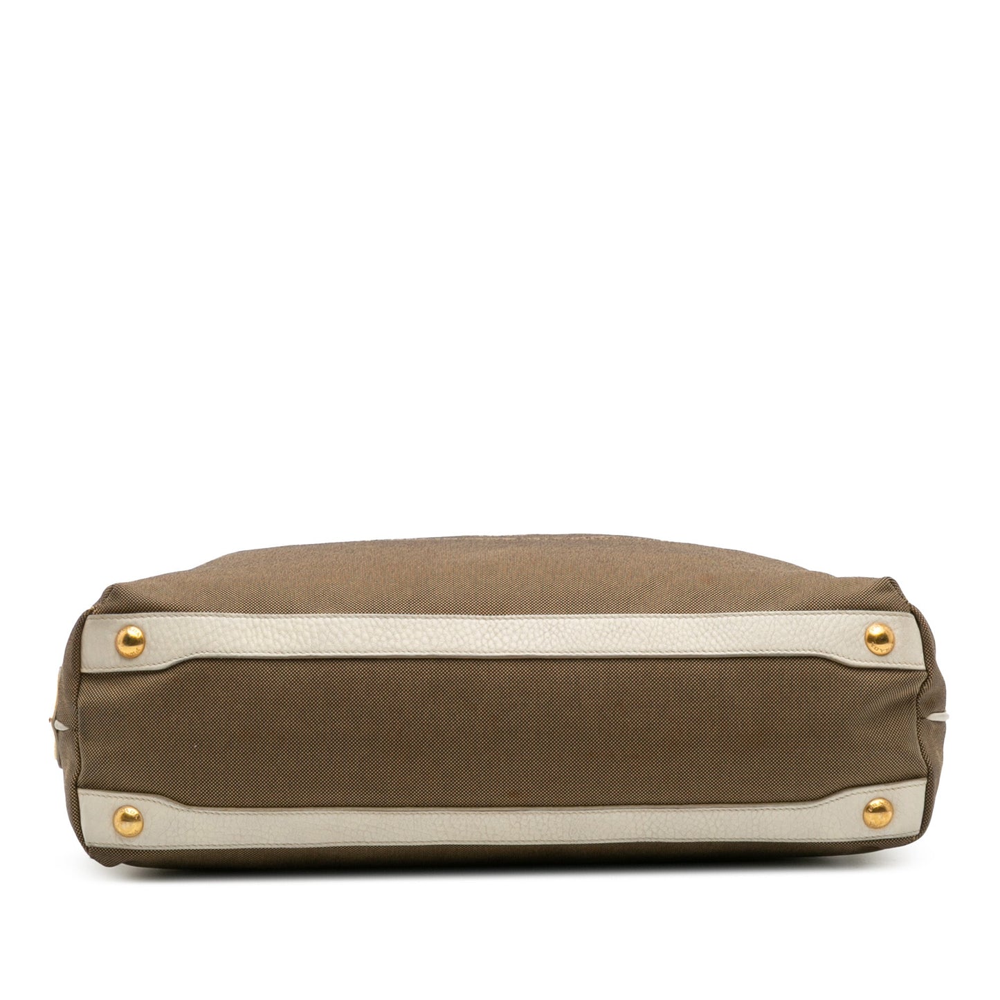 Prada Canvas Canapa Logo Shoulder Bag