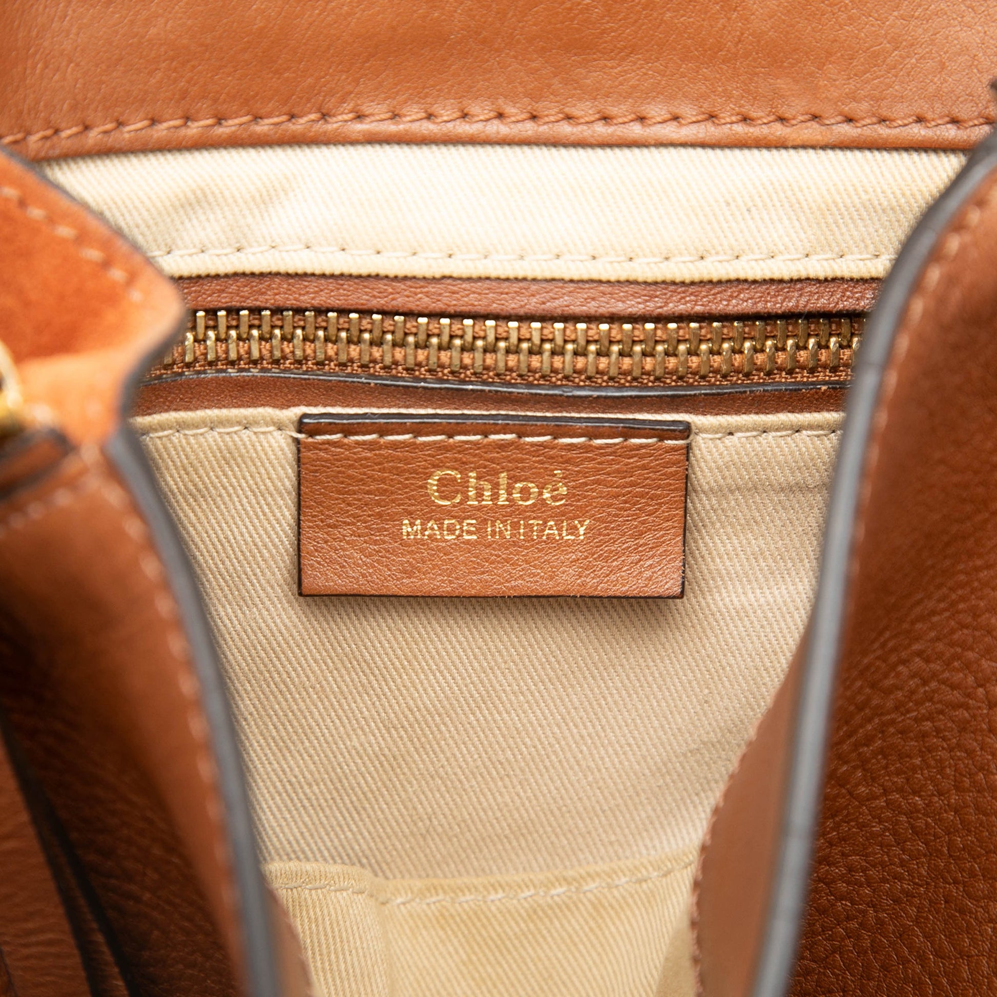 Chloé Medium Calfskin and Suede Faye Backpack