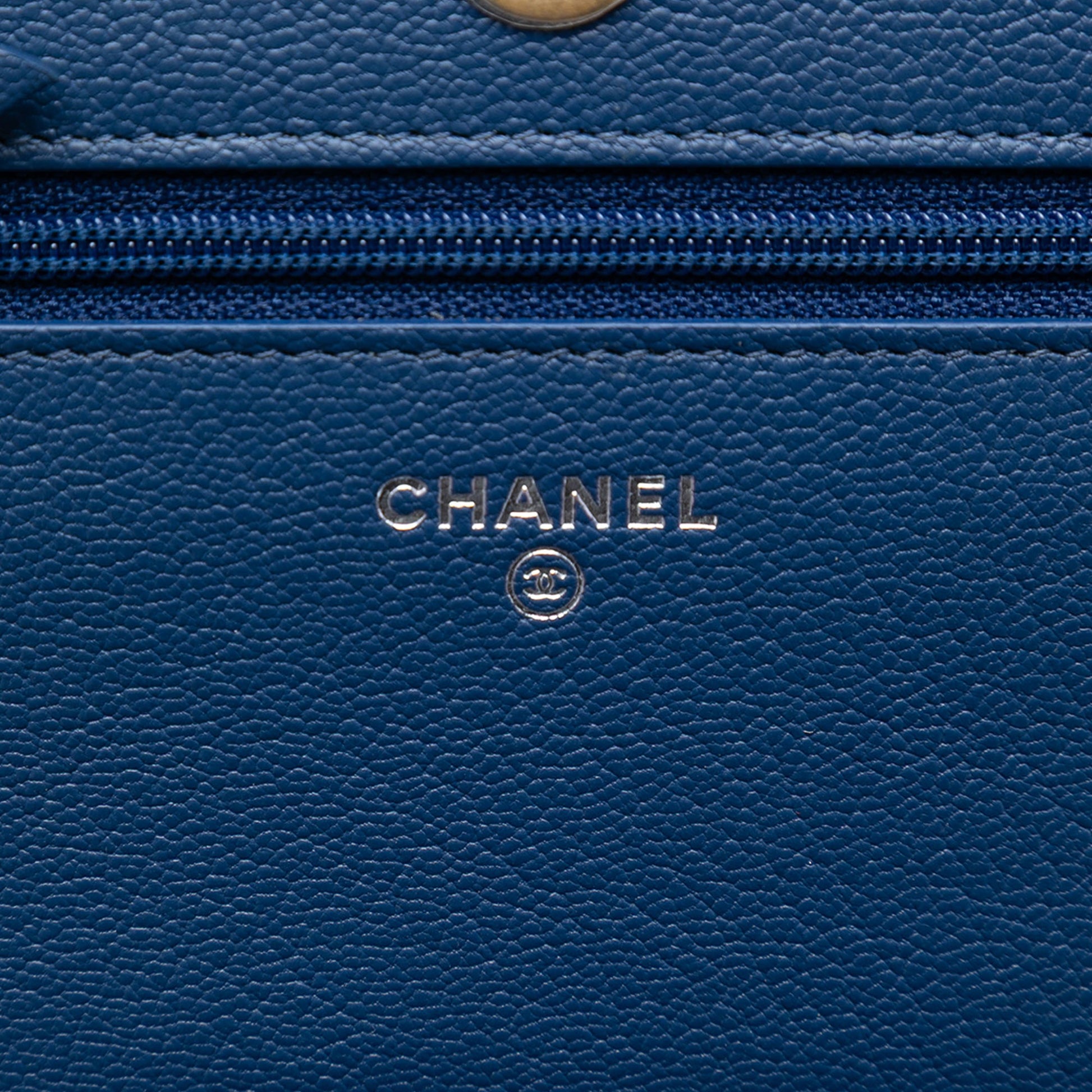 Quilted Patent Aged Calfskin Gabrielle Wallet On Chain