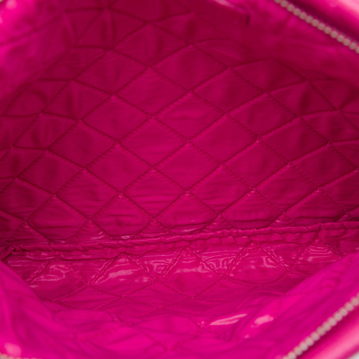 Chanel Quilted Caviar CC Beauty Foldover Clutch — Pink