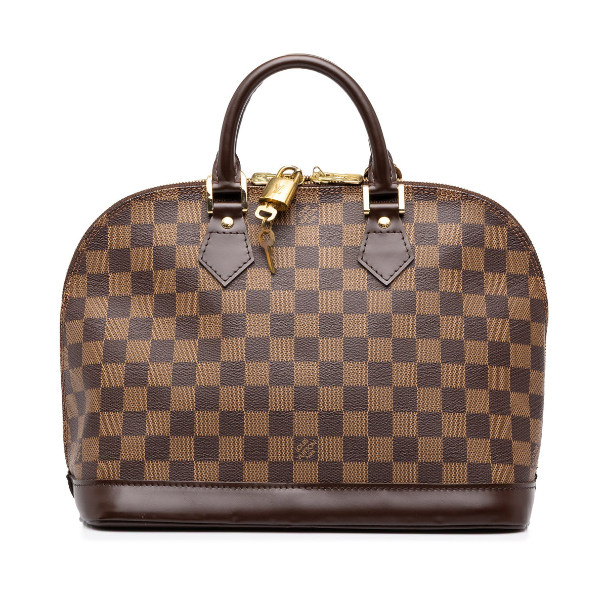 Louis Vuitton Damier Ebene Alma PM — Brown