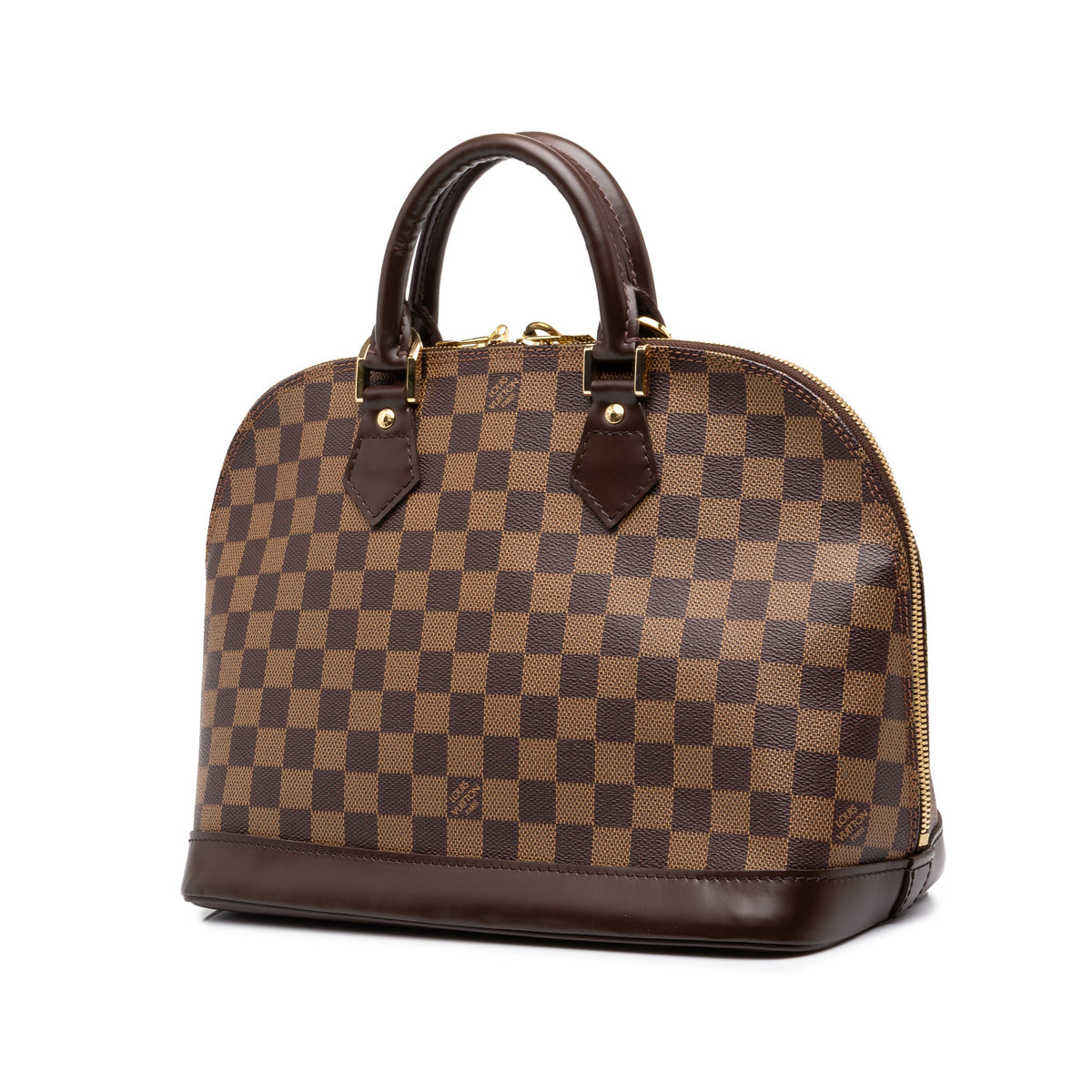 Louis Vuitton Damier Ebene Alma PM — Brown