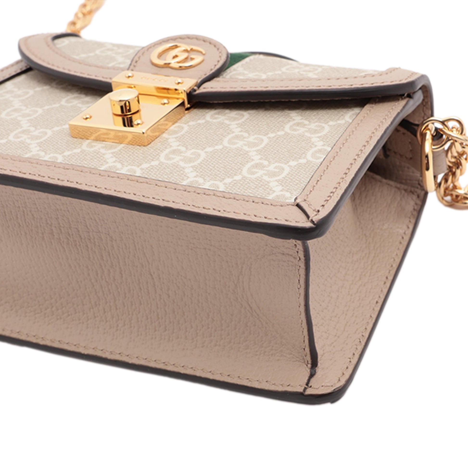Gucci Small GG Supreme Web Ophidia Top Handle Bag