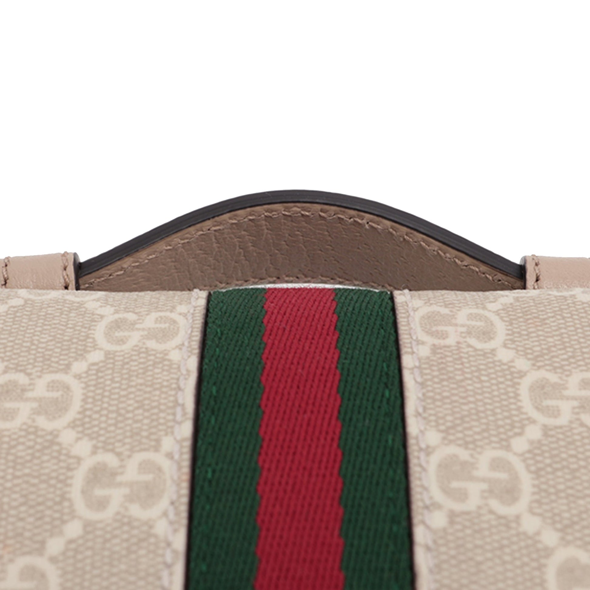 Gucci Small GG Supreme Web Ophidia Top Handle Bag