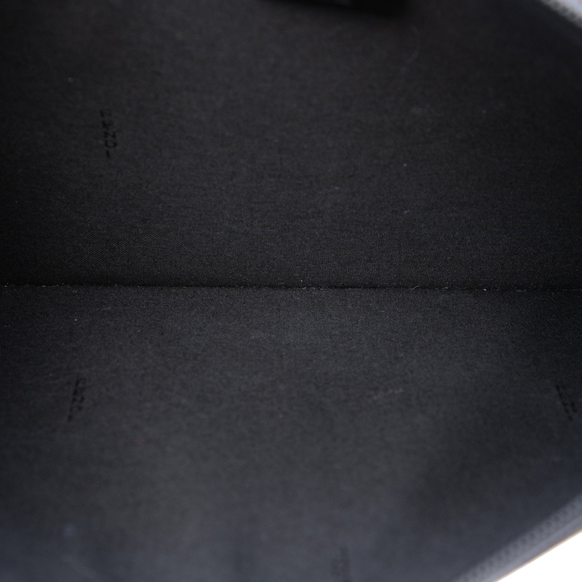 Fendi Zucca Coated Canvas Roma Amor Zip Pouch