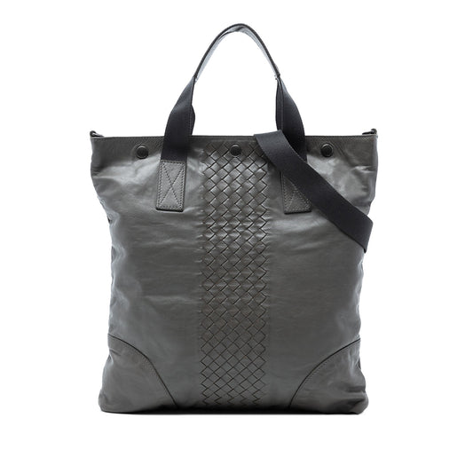 Bottega Veneta Intrecciato Trimmed Nappa Convertible Tote