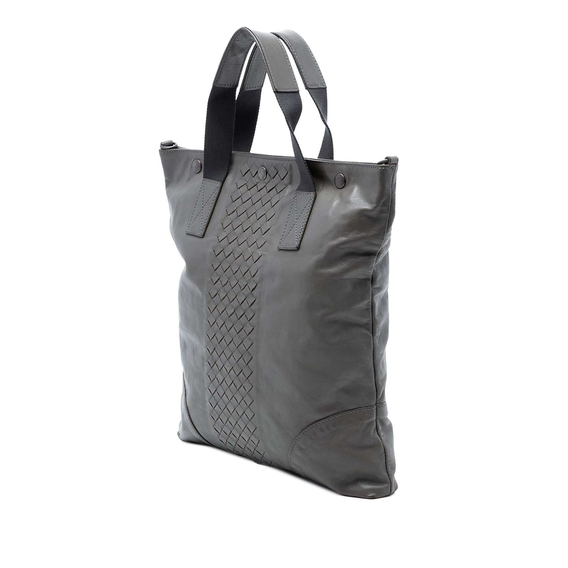 Bottega Veneta Intrecciato Trimmed Nappa Convertible Tote