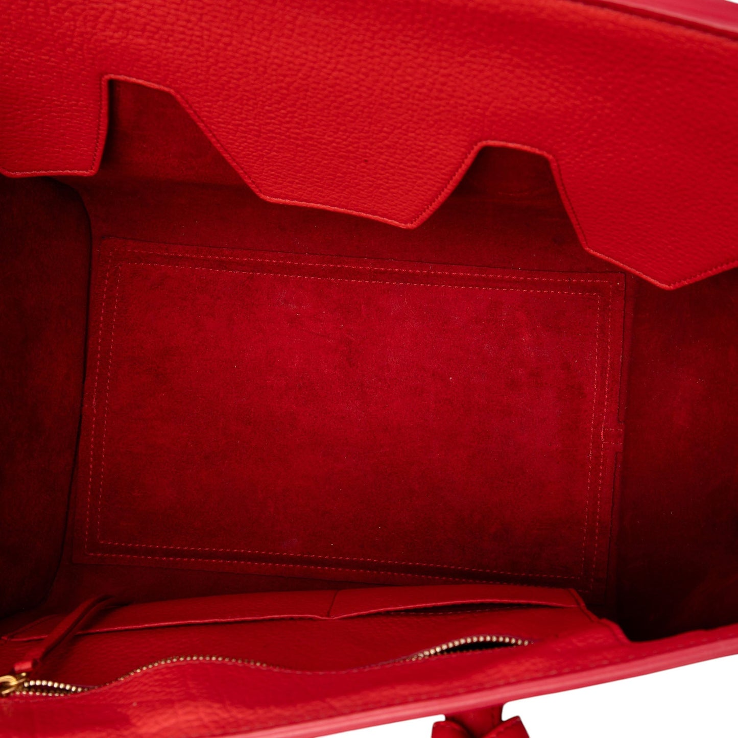 Celine Medium Grained Calfskin Tie Knot Tote