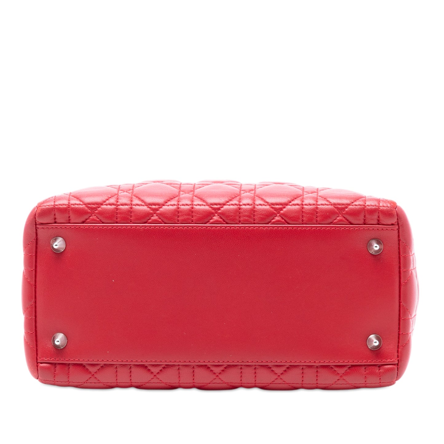 Dior Medium Lambskin Cannage Lady Dior